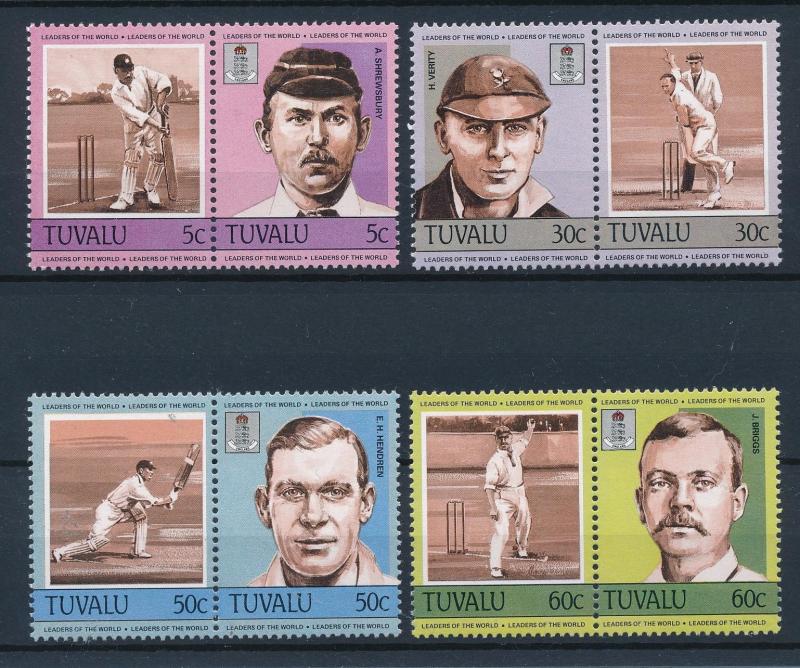 [44442] Tuvalu 1984 Sports Cricket MNH