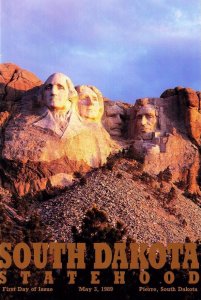 USPS First Day Ceremony Program #2416 South Dakota Mount Rushmore 1989