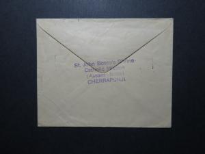 India 1937 1 Anna Stationery Cover to Ceylon - Z11681