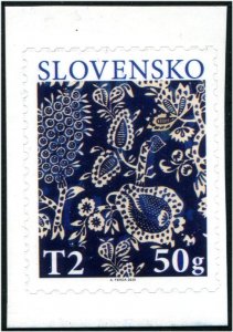 2020 Slovakia Easter - Blueprint Cloth SA (Scott 842) MNH