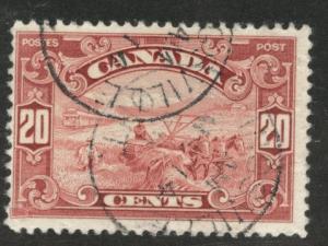 CANADA Scott 157 used 1929 wheat harvest stamp CV$12