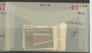 Vatican City 470-2 ** mint NH (2301A 1916)