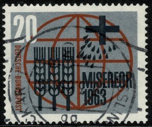 GERMANY 1963 FREEDOM from HUNGER USED (VFU) SG1305 P.14 SUPERB