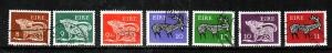 Ireland-Sc#395-401-used-Animals-1976-9-