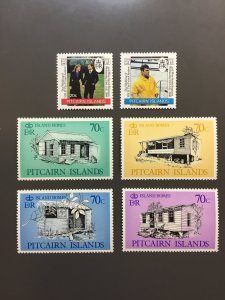 Pitcairn Is. 275-276,285-288 F-VF MH. Two Sets. Scott $ 5.00