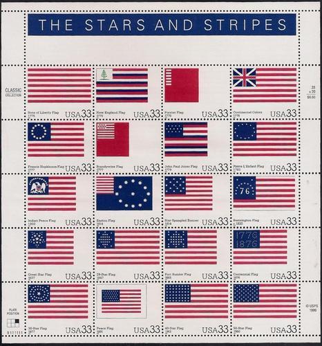 #3403 33 cent Stars & Strips, mint OG NH VF