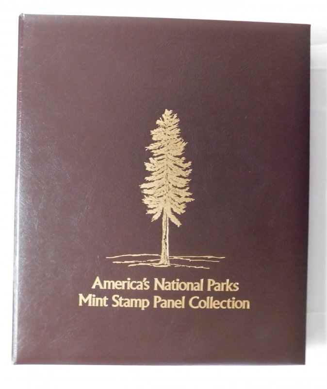 America's National Parks Commemorative 15 Mint Stamp Panels Collection in Album