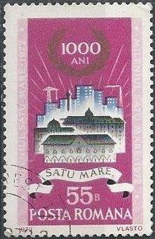 Romania 2372 (used cto) 55b millennium of Satu Mare (1972)