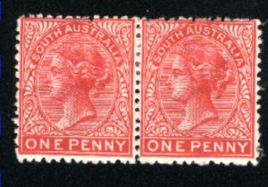 South Australia 115   Pair   Mint  1899 PD