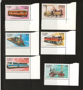 CUBA  SC # 3059 - 64    MNH