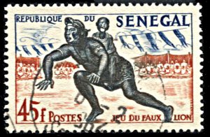 Senegal 206, used, Lion Game