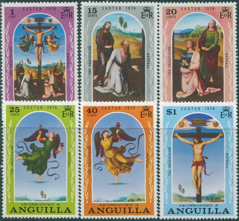 Anguilla 1974 SG174-179 Easter set MNH