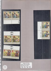 1992 350TH ANNIVERSARY CIVIL WAR PAIRS UMM/MNH SG1620-SG1623