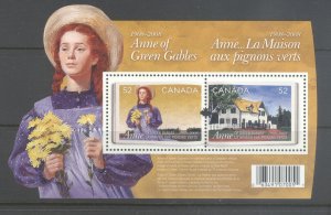 Canada #2276 Anne of Green Gable  SS (2) MNH CV$3.00 