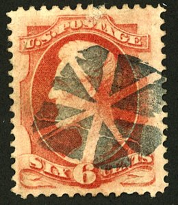 U.S. #159 USED Fancy Cancel