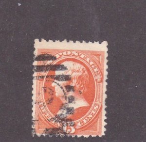 US 19th c used #152 15c Banknote; SCV=$225.00 (111K)