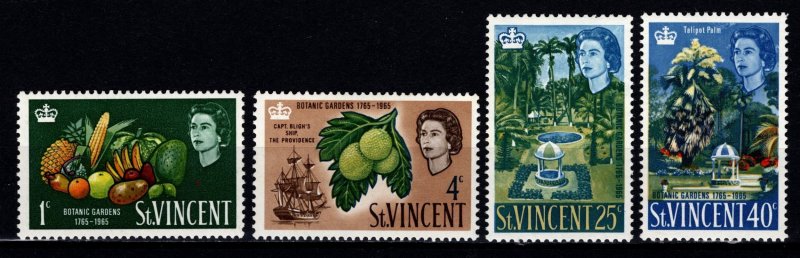 St Vincent 1965 Bicentenary of Botanic Gardens, Set [Unused]