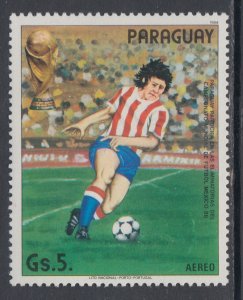 Paraguay C587 Soccer MNH VF
