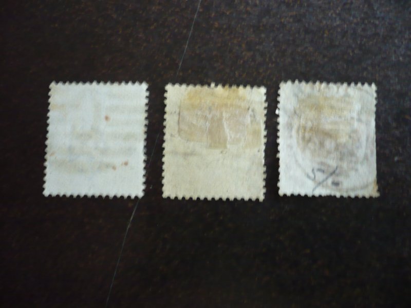 Stamps - India - Scott# 20-22 - Used Part Set of 3 Stamps