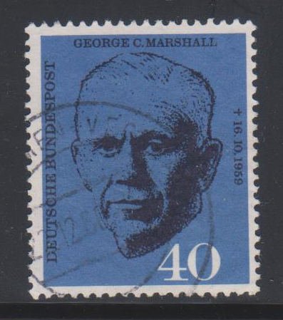 Germany,  40pf George C. Marshall (SC# 821) Used