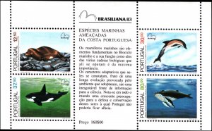 Portugal MNH S/S 1578a Marine Life 1983