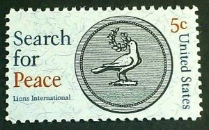 U.S. Scott 1326 1967 5c Search for Peace MNH OG Lions Club