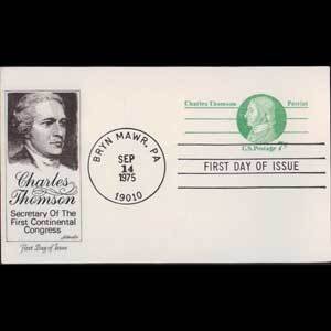 U.S.A. 1975 - Stamped Postal Card-Charles Thomason