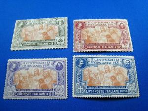 ITALY -  SCOTT #143-146  -  MH   (wwi22)