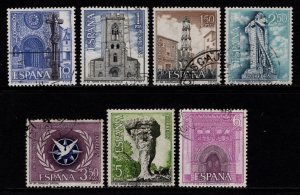 Spain 1967 Tourist Series & International Tourist Year, Set [Used]