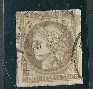 French Colonies 22 Yv 20 Used F/VF 1871 SCV $21.00