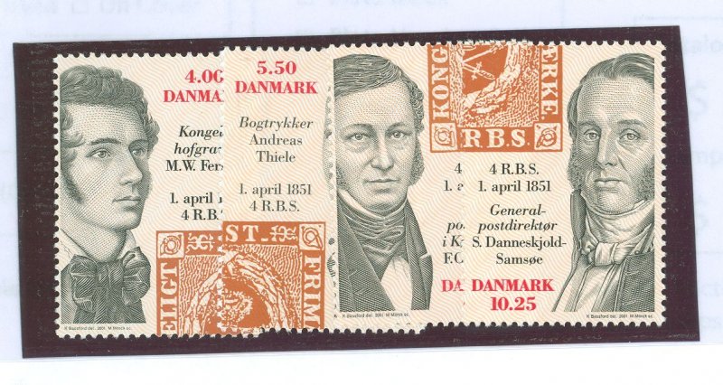 Denmark #1198-1201  Single (Complete Set)