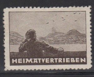 German Charity Stamp- Expelled From Home Benefit for Refugees