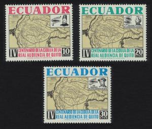 Ecuador 400th Anniversary of Royal High Court Quito 3v SG#1284-1286