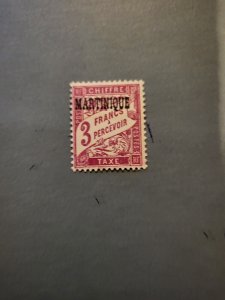 Stamps Martinique Scott #J25 hinged