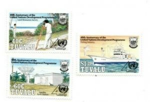 FULL SHEETS Tuvalu 1990 SC 555-7 - UN Dev. Program - 40 Sets of 3v - MNH