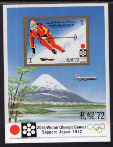 Ajman MI BL335 Winter Olymmpics Souvenir Sheet MNH VF