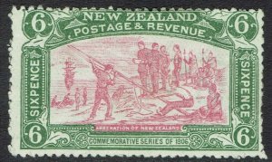 NEW ZEALAND 1906 CHRISTCHURCH EXHIBITION 6D 