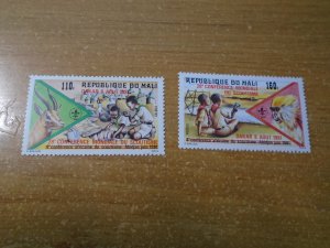 Mali  #  429-31  MNH    Scouting