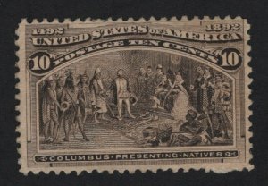 United States MINT Scott Number 236 MH  F-VF    - BARNEYS