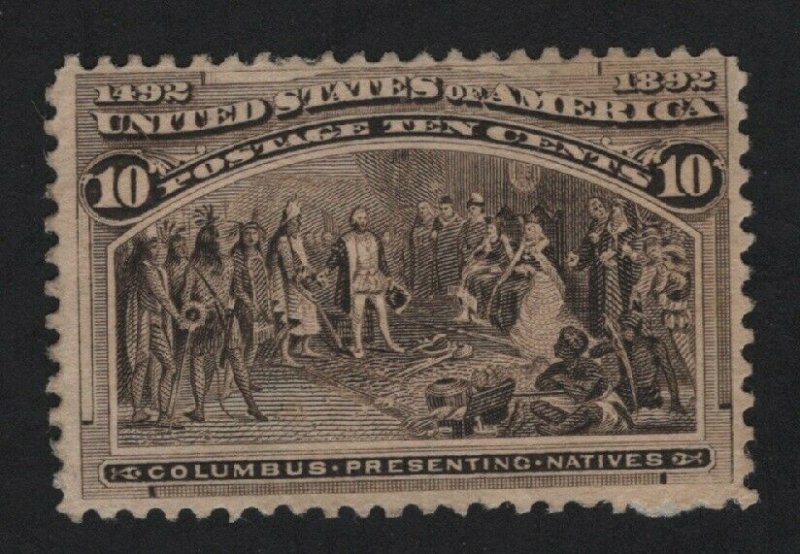 United States MINT Scott Number 236 MH  F-VF    - BARNEYS