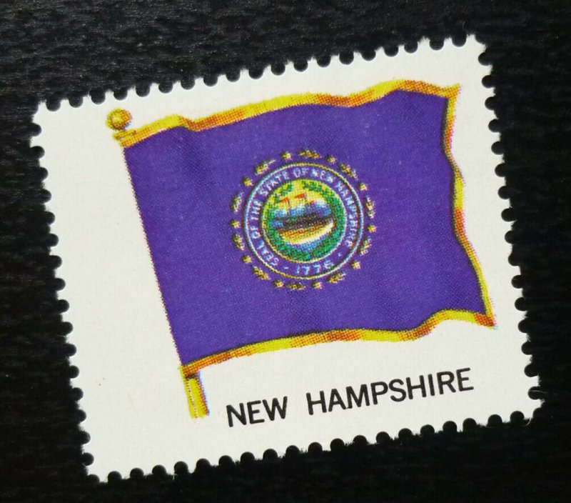 USA Posterv Stamp Flag NEW HAMPSHIRE  C8