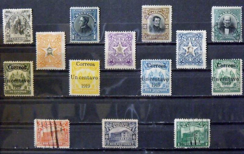 2584  El Salvador  MH/U # 277, 392-94, 402-03, 405, 431-32, 468-71     CV$ 5.00