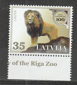 Latvia  Scott#  805a  MNH  (2012 Lion)