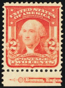 319, Mint XF LH 2¢ Nice Looking Stamp!