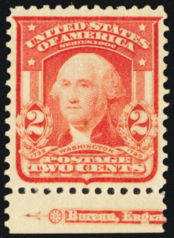 319, Mint XF LH 2¢ Nice Looking Stamp!