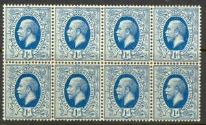 GREAT BRITAIN 1912 KGV STAMP EXHIBITION Essay THE IDEAL STAMP 1d Blue BLK8 MNH