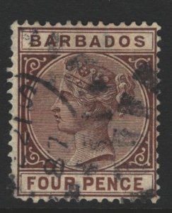 Barbados Sc#65 Used