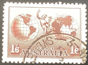 Australia #C4 Mercury and Hemispheres 1934 Air Mail