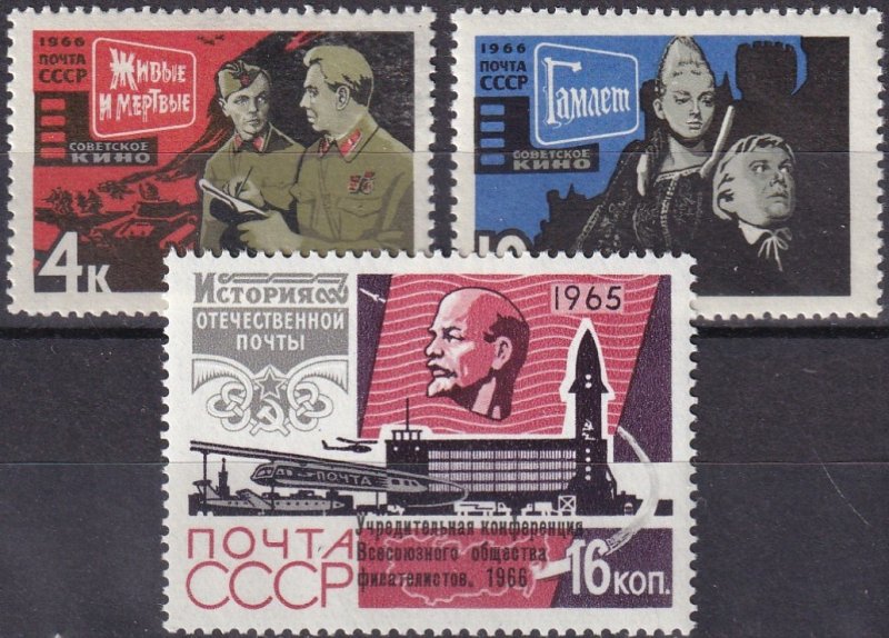 Russia #3173-5  MNH CV $6.10 (Z7871)