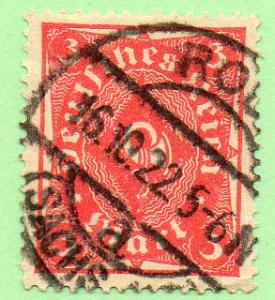 Germany  Scott  186  Used